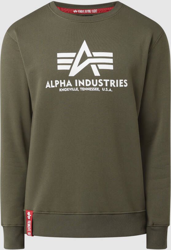 alpha industries Sweatshirt met logo
