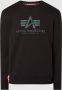 Alpha industries Basic Sweater Rainbow Reflective Print 178302Rr 03 Zwart Heren - Thumbnail 1