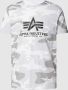 Alpha industries Basic T Camo T-shirts Kleding white camo maat: M beschikbare maaten:M L - Thumbnail 1