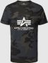 Alpha industries Basic T Camo T-shirts Kleding black camo maat: L beschikbare maaten:S M L - Thumbnail 3