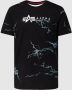 Alpha industries T-shirt met all-over print model 'Lightning' - Thumbnail 1