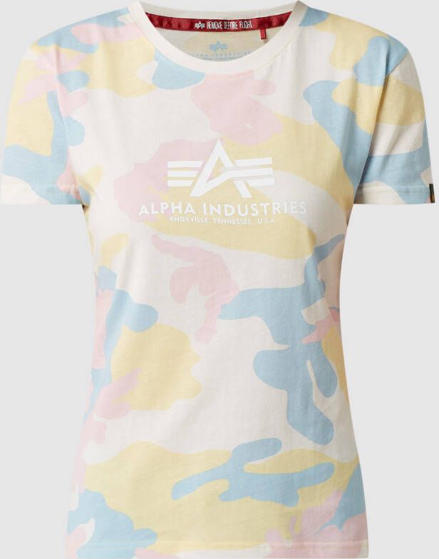Alpha Industries T-shirt Women T-Shirts New Camo Basic T Wmn