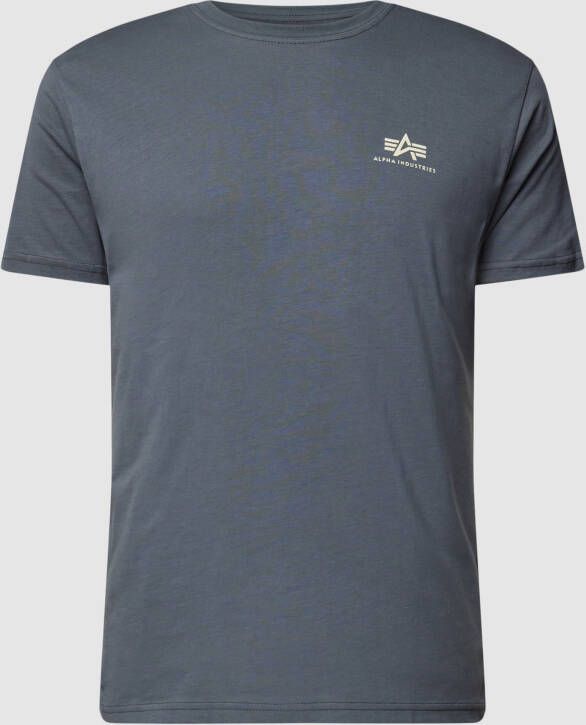 Alpha Industries Shirt met ronde hals BASIC T SMALL LOGO