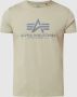 Alpha industries T-shirt met labelprint model 'BASIC' - Thumbnail 1