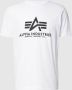Alpha industries T-shirt met labelprint model 'BASIC' - Thumbnail 2
