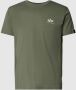 Alpha industries T-shirt met logoprint model 'BASIC T SMALL LOGO' - Thumbnail 2