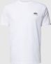 Alpha industries Basic Small Logo T-shirts Kleding white maat: L beschikbare maaten:S M L XL XXL XXXL - Thumbnail 3