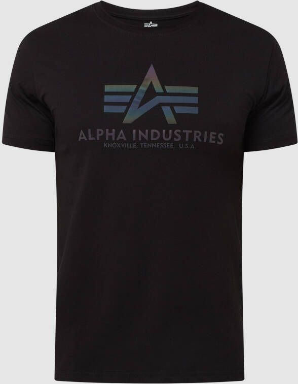 Alpha Industries T-shirt Men T-Shirts Basic T Rainbow Reflective