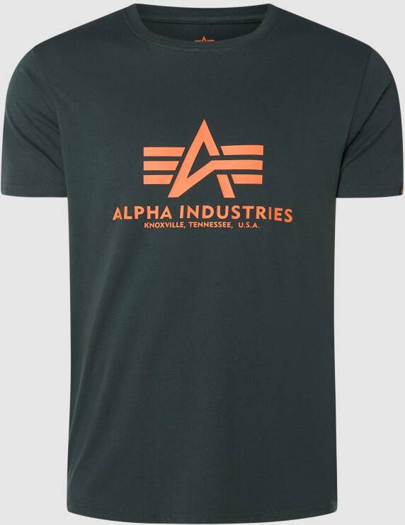 alpha industries T-shirt met logoprint