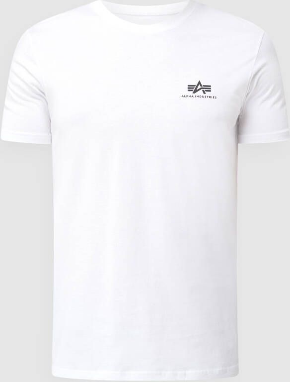 Alpha industries Basic Small Logo T-shirts Kleding white maat: L beschikbare maaten:S M L XL XXL XXXL