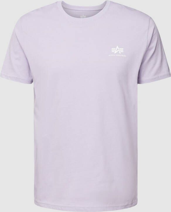 Alpha industries T-shirt met logoprint model 'BASIC T SMALL LOGO'