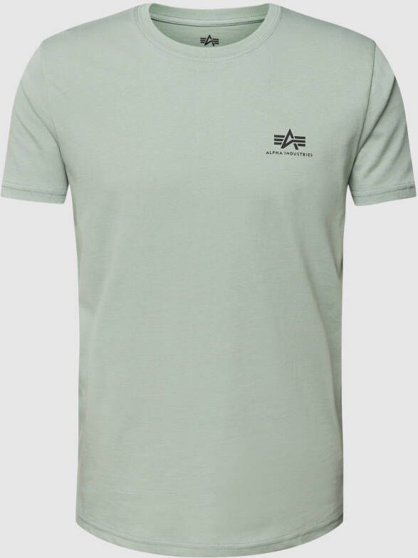 Alpha industries T-shirt met logoprint model 'BASIC T SMALL LOGO'