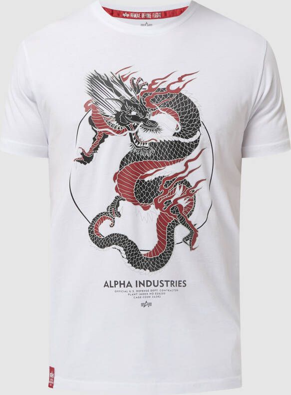 alpha industries T-shirt met print