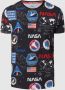 Alpha industries Zwart All Over Print T-shirt Black Heren - Thumbnail 1