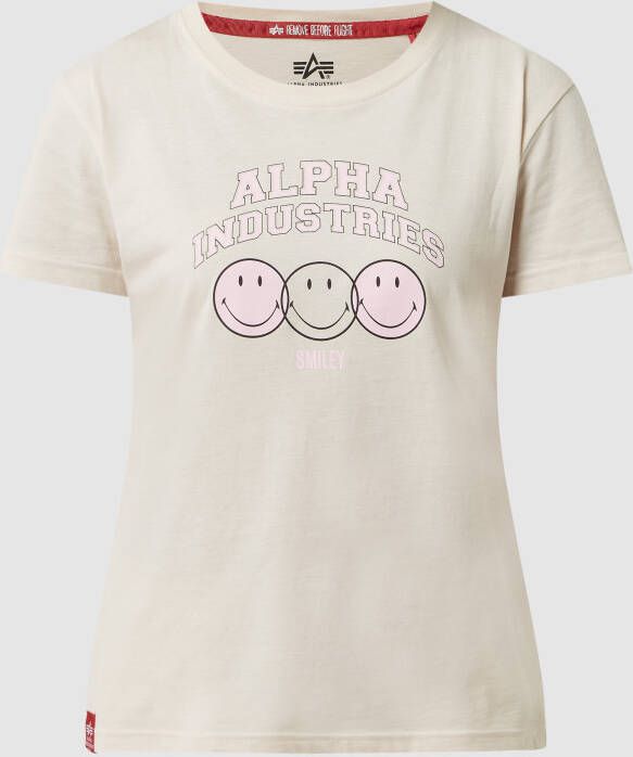 Alpha industries T-shirt van katoen -Smiley x P&C exclusief bij ons