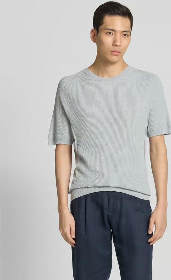 AlphaTauri regular fit T-shirt van katoenmix - Foto 4