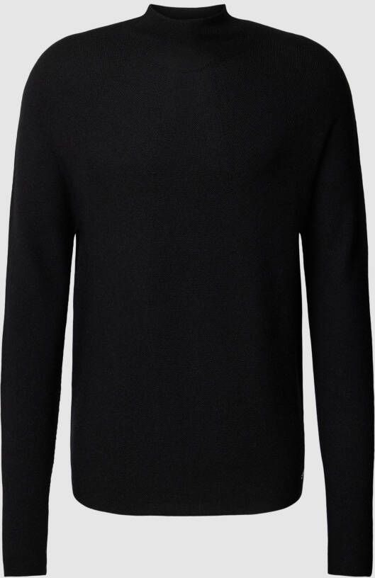 AlphaTauri Gebreide pullover met opstaande kraag model 'FNATU'