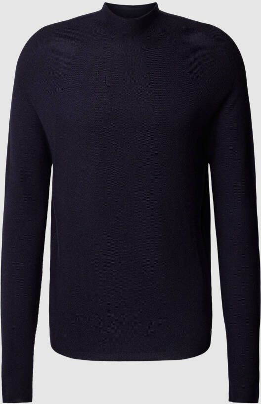 AlphaTauri Gebreide pullover met opstaande kraag model 'FNATU'