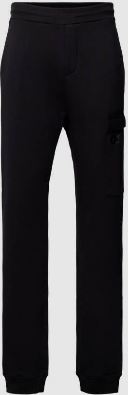 AlphaTauri Broek met cargozakken en trekkoord in de taille Black Heren