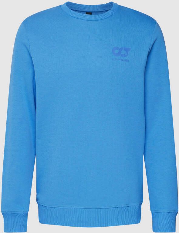 AlphaTauri Sweatshirt met logoprint model 'SERUA'