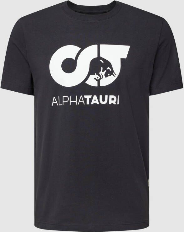 AlphaTauri T-shirt met labelprint