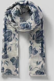 Altea Sjaal met all-over bloemenprint model 'Hawaii'