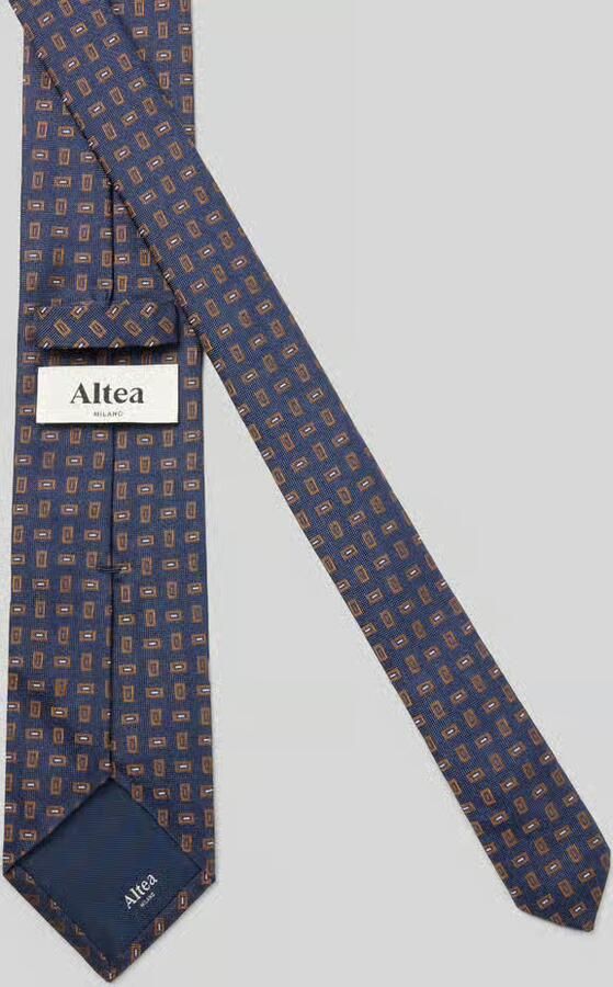 Altea Stropdas van pure zijde met labeldetail - Foto 2