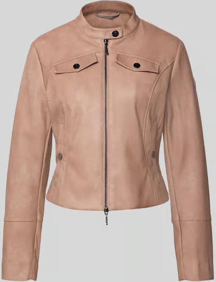 Amber & June slim fit jas in leerlook - Foto 2