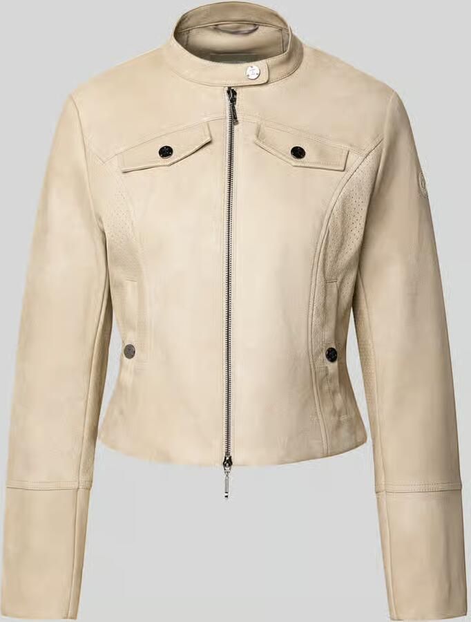 Amber & June slim fit jas in leerlook - Foto 2