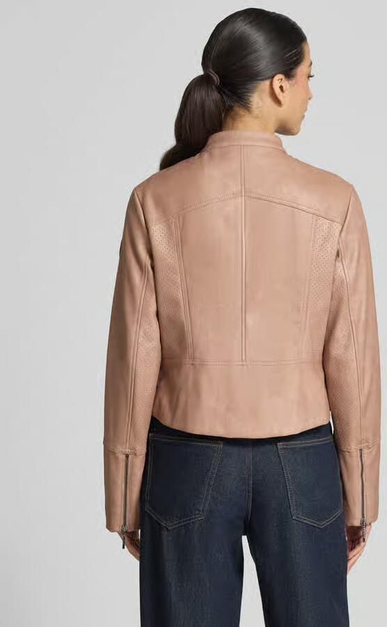 Amber & June slim fit jas in leerlook - Foto 2