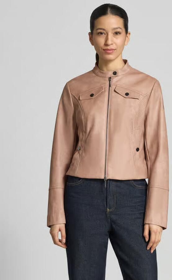 Amber & June slim fit jas in leerlook - Foto 3