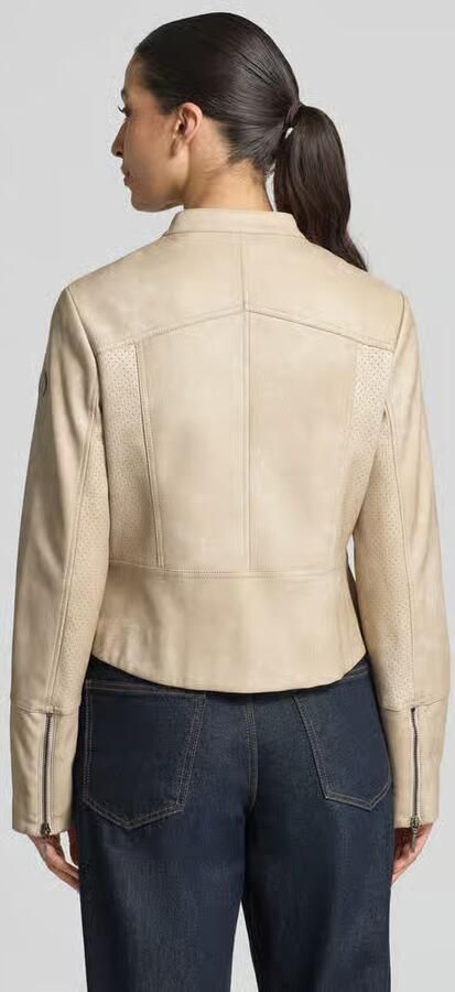 Amber & June slim fit jas in leerlook - Foto 3