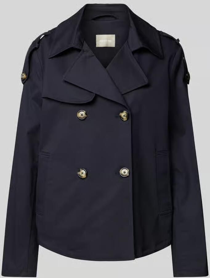 Amber & June Trenchcoat met strookzakken - Foto 2