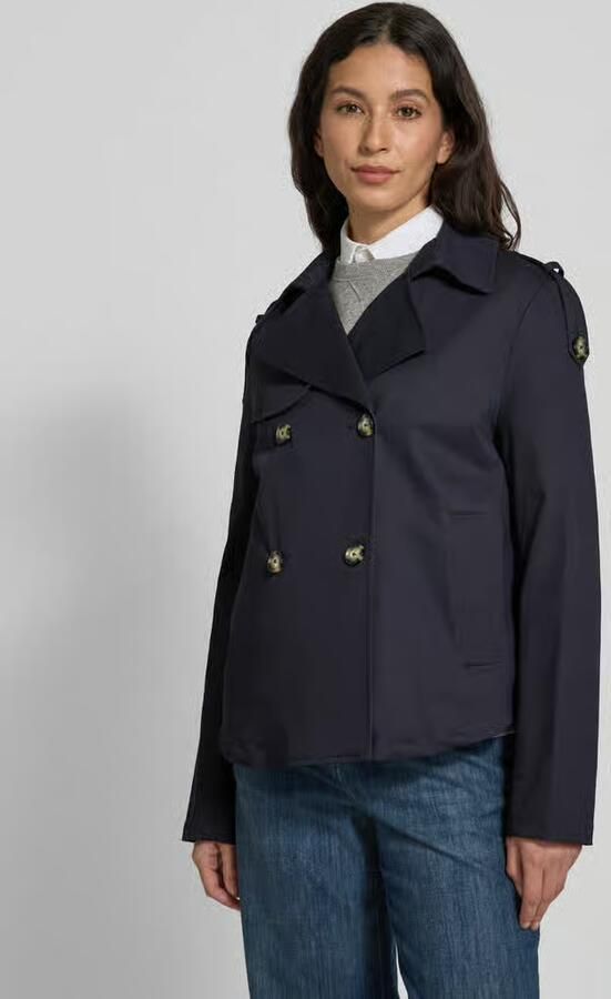 Amber & June Trenchcoat met strookzakken - Foto 3