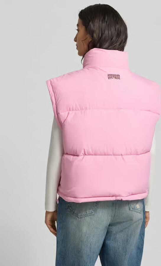 American vintage Bodywarmer met opstaande kraag model 'ROFY'