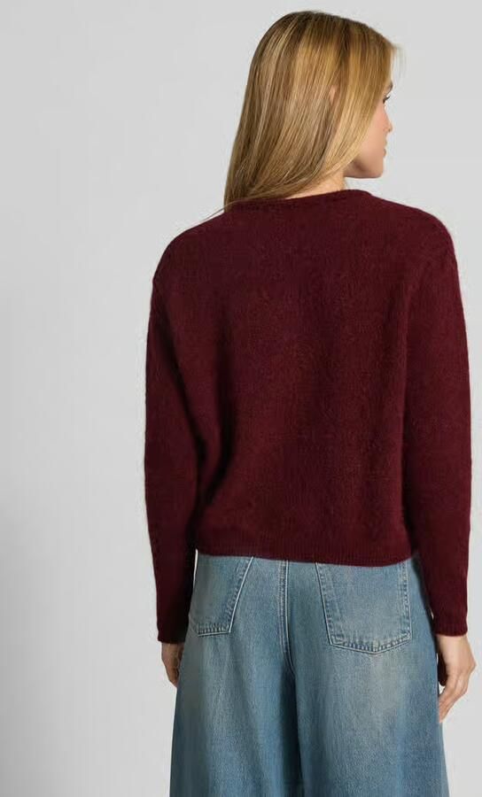 American vintage cardigan in relaxed fit van mix van wol en alpaca model 'VITOW' - Foto 3