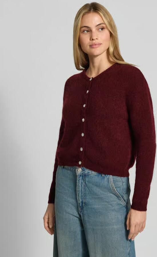American vintage cardigan in relaxed fit van mix van wol en alpaca model 'VITOW' - Foto 2
