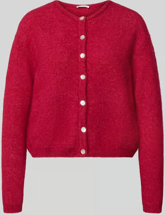 American vintage Cardigan van wolmix met ronde hals model 'VITOW' - Foto 2