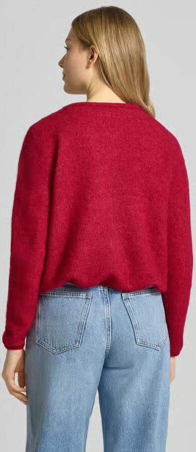 American vintage Cardigan van wolmix met ronde hals model 'VITOW' - Foto 4