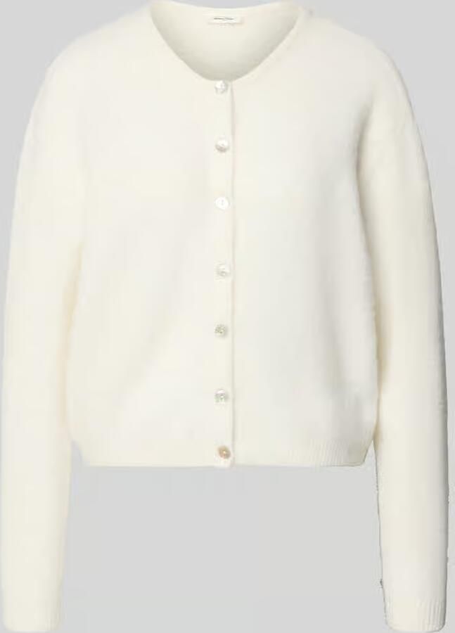 American vintage Gebreid jack met knoopsluiting model 'VITOW'