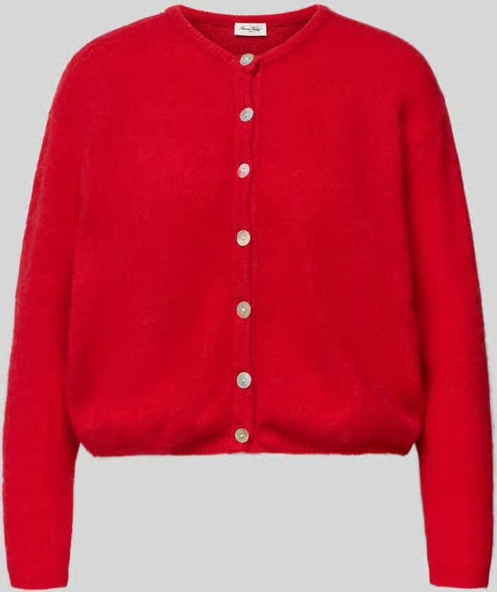 American vintage Gebreid jack met knoopsluiting model 'VITOW'