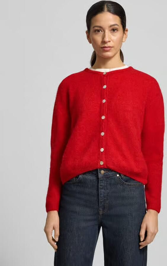 American vintage Gebreid jack met knoopsluiting model 'VITOW' - Foto 3