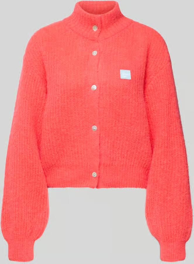 American vintage Gebreid jack met wol en alpaca