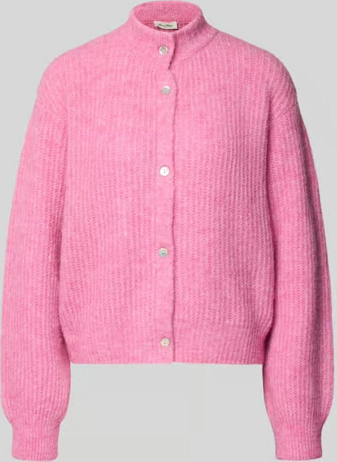 American vintage Gebreid jack met wol en alpaca