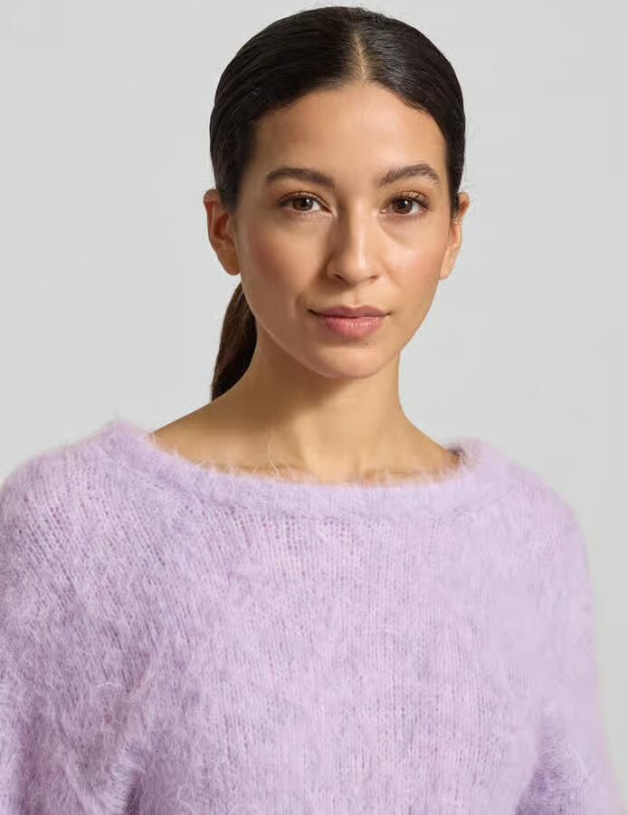 American vintage Gebreide pullover met geribde afwerkingen Model 'NIBY' - Foto 2