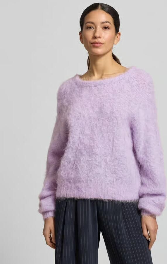 American vintage Gebreide pullover met geribde afwerkingen Model 'NIBY' - Foto 4