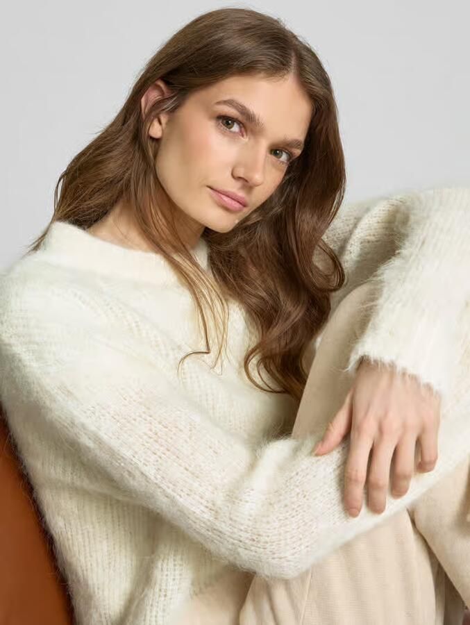 American vintage Gebreide pullover met ribboorden model 'BYMI' - Foto 2
