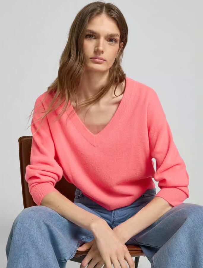 American vintage Gebreide pullover met ribboorden model 'RAXOW' - Foto 2