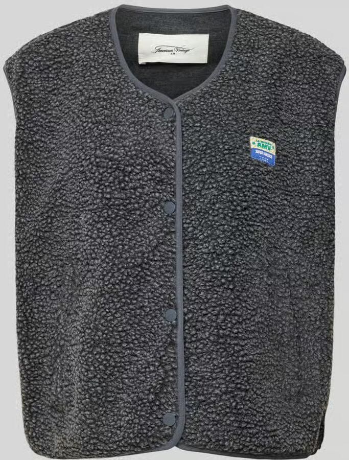 American vintage Gilet met labelpatch model 'HOKTOWN'