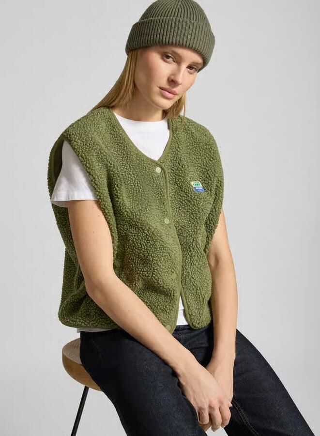 American vintage Gilet met ronde hals model 'HOKTOWN' - Foto 2